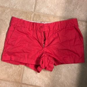 Pink Ann Taylor Loft shorts.